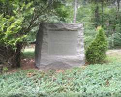 A monument was erected dedicated in the memory of soldiers who died in the camp.